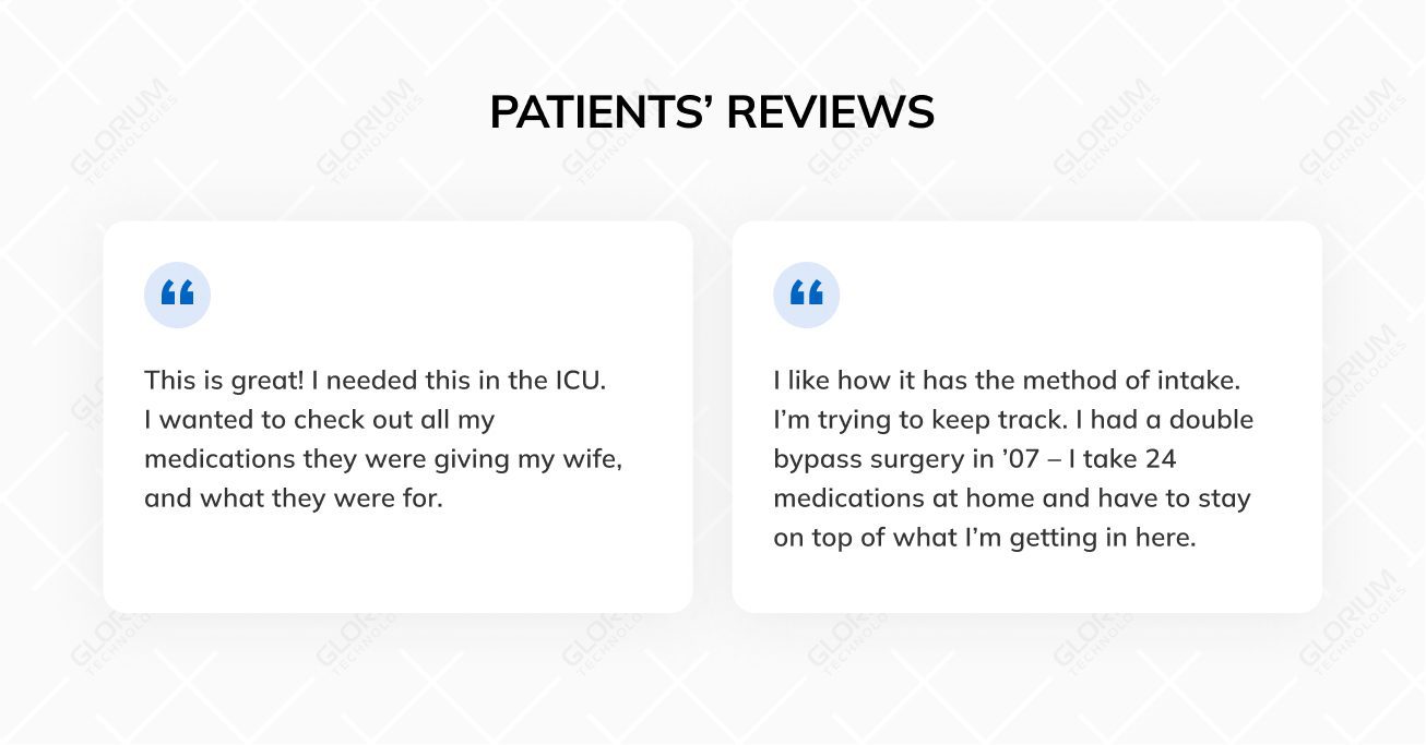 PATIENTS REVIEWS