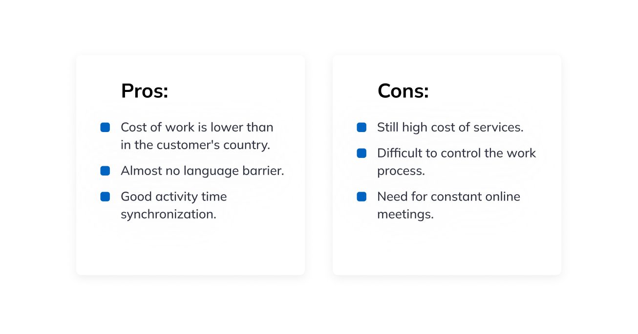 Nearshoring pros and cons