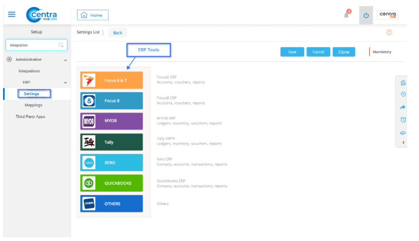 Integration with third party tools