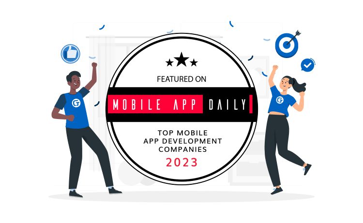 top mobile app dev comopanies award